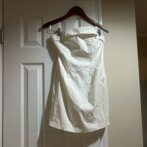 NWT Wild Fable Strapless lace up mini dress